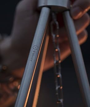 Amazon | S'more(スモア) Stainless Tripod キャンプ トライポッド